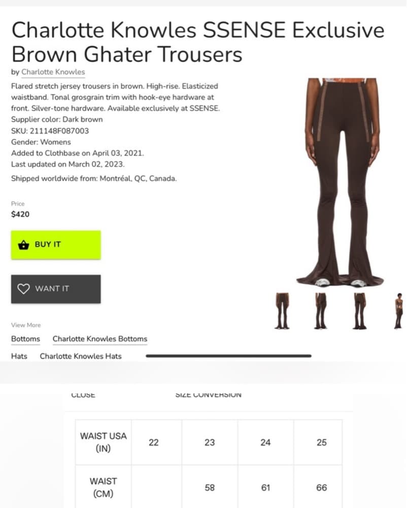 KNWLS Ghater Trouser in Dark Brown - Image 2