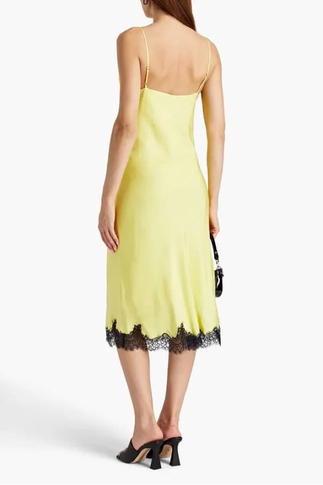 Rag & Bone Logan Lace Trim Midi Dress - Image 3