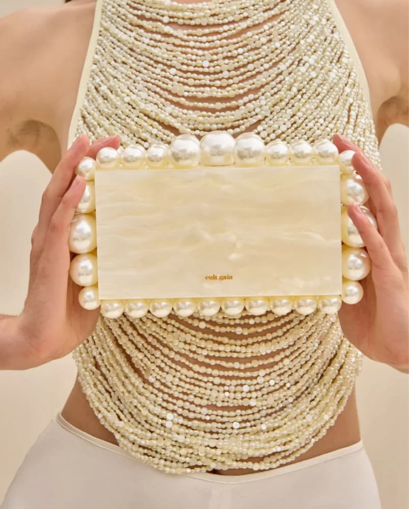 Cult Gaia Pearl Eos Clutch - Image 1