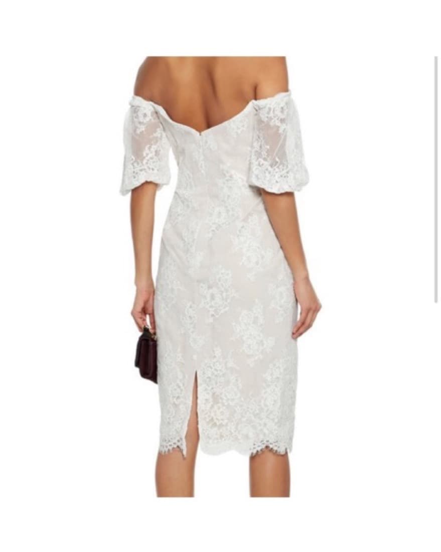 Off The Shoulder Ivory Dress - Image 2