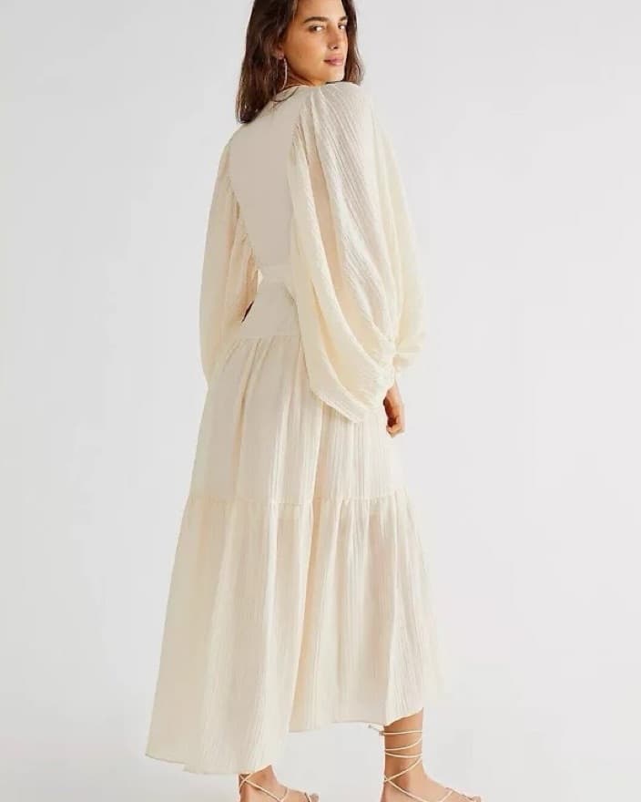 Shona Joy Mila Tiered Chiffon Midi Dress - Image 3