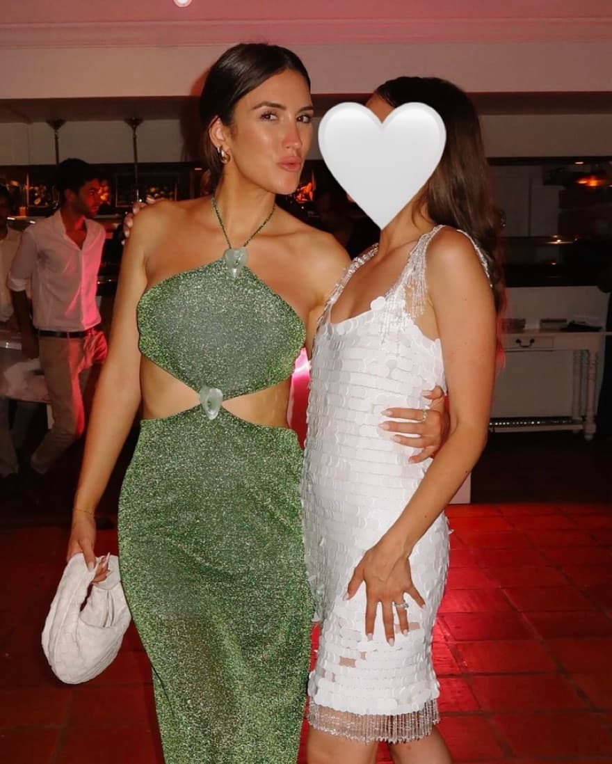 Glamorous Green Glitter Gown - Image 2