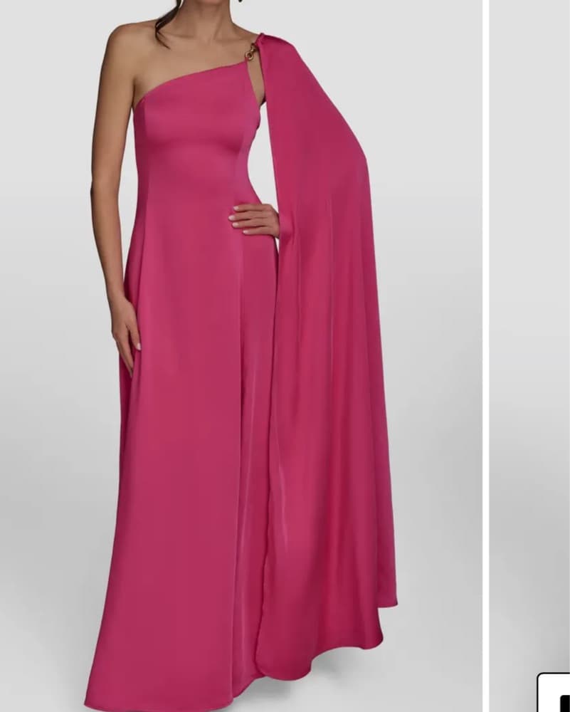 Vibrant One-Shoulder Maxi Dress - Image 4