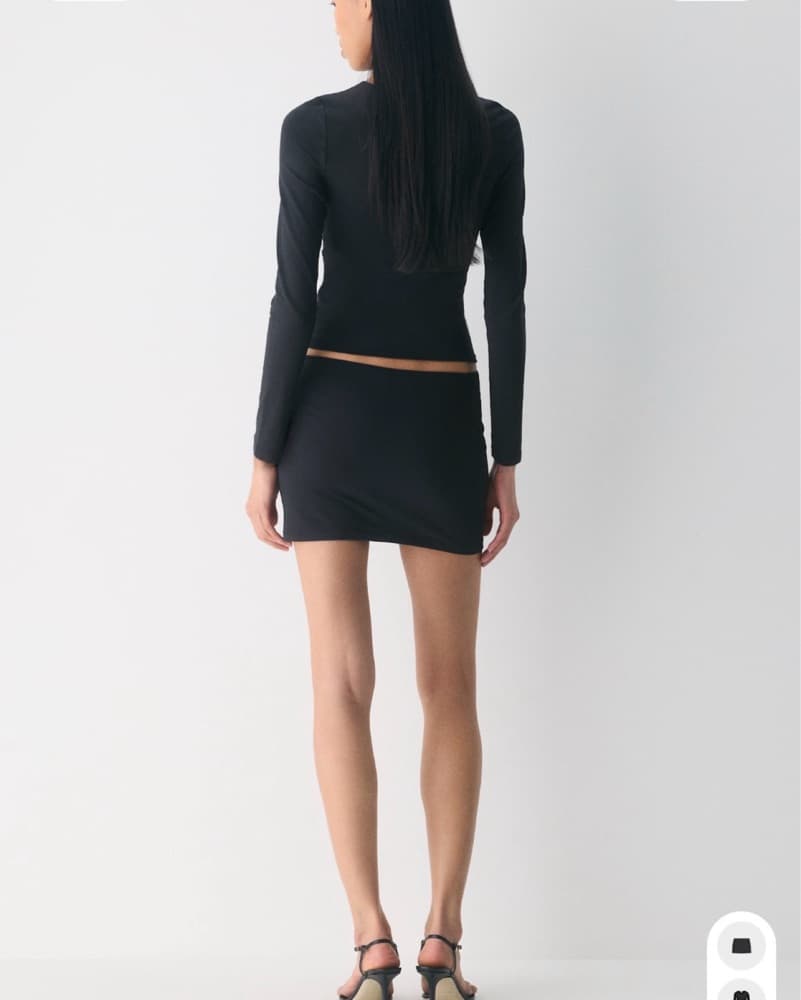 Black Aritzia Mini Skirt - Image 2