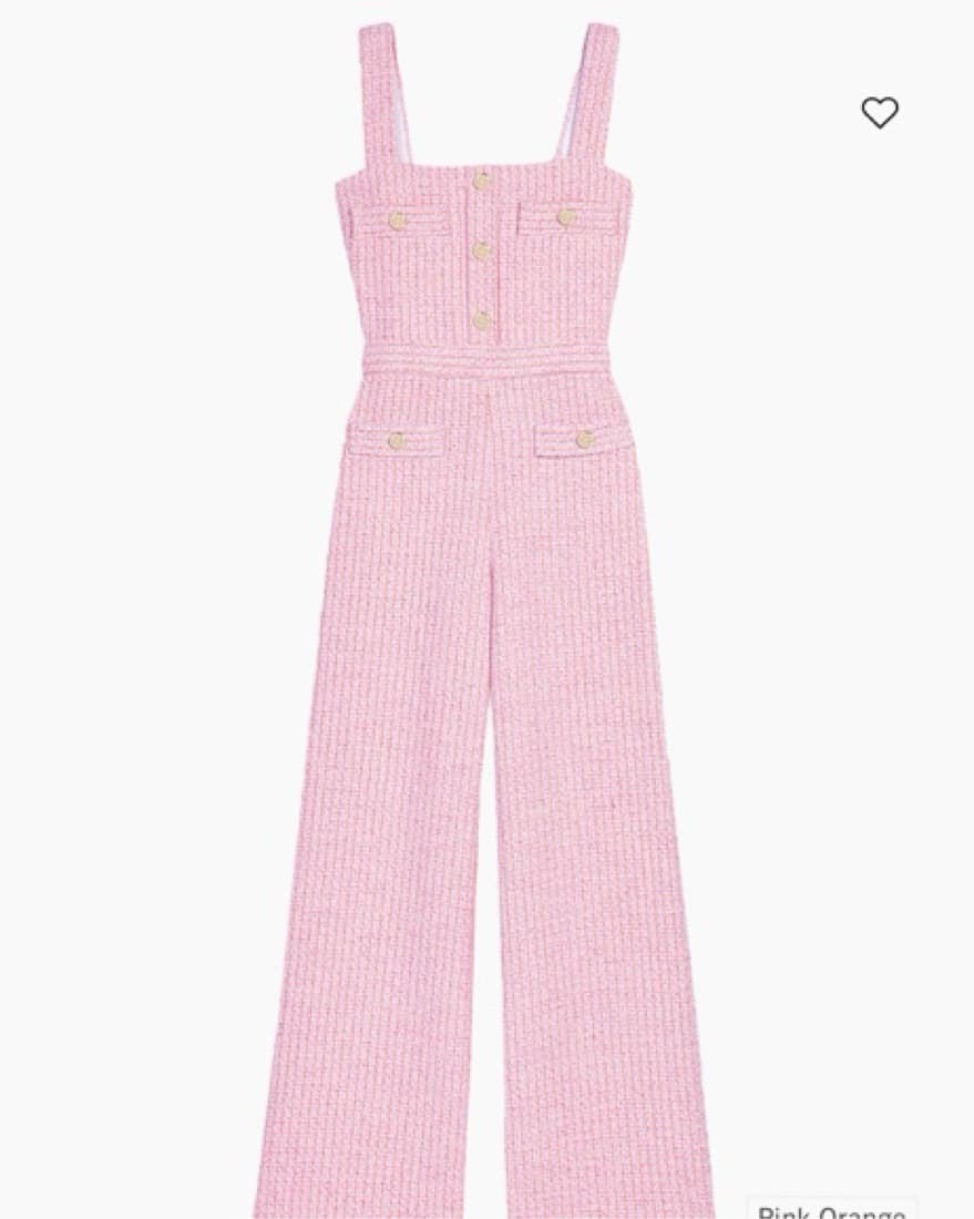Maje Tweed Jumpsuit - Image 1