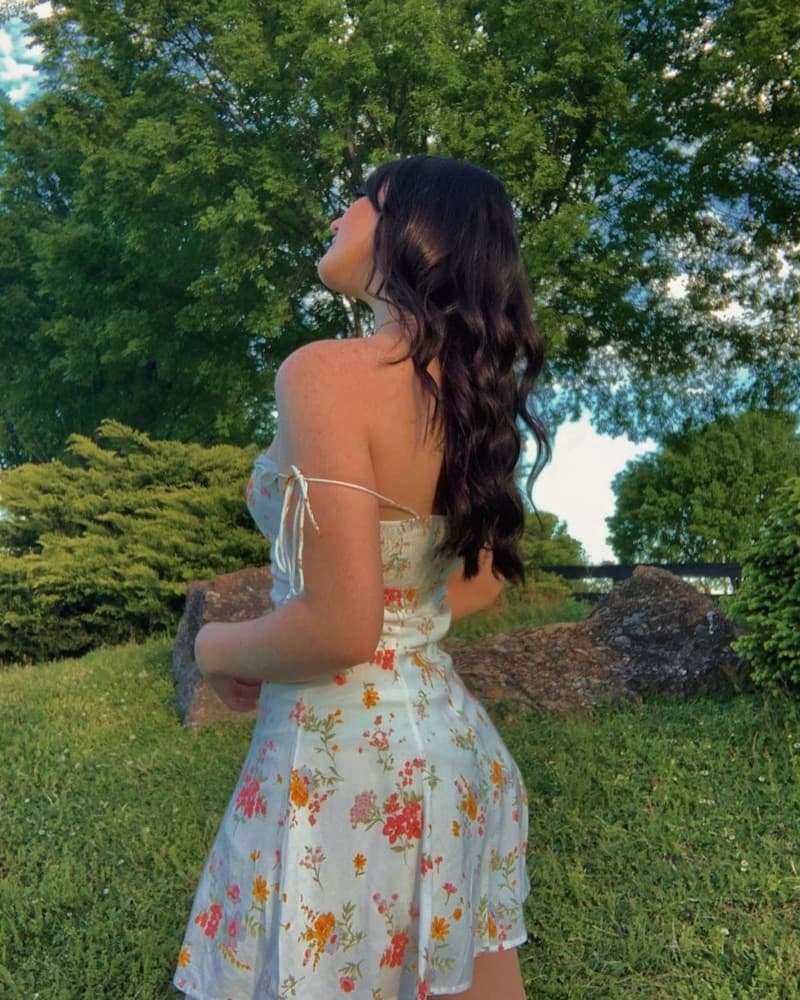Floral Mini Dress - Image 1