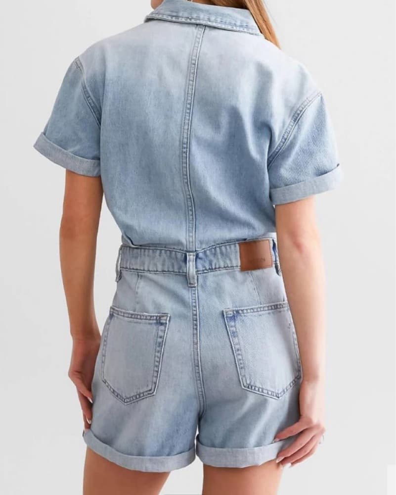 Denim Romper  - Image 2