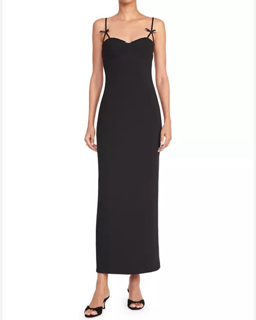Staud Black Gown - Image 4