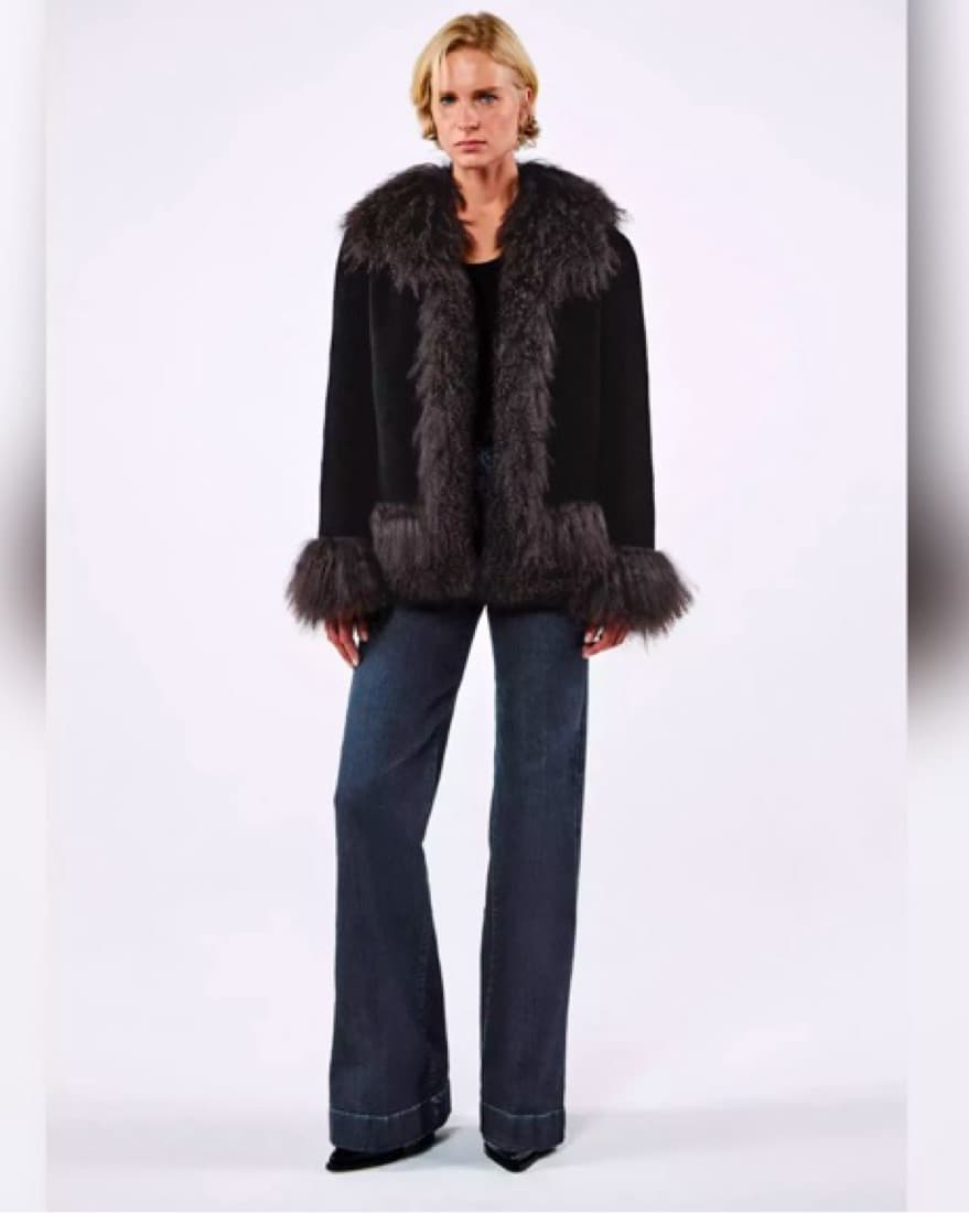 Charlotte Simone Olive Coat - Image 1