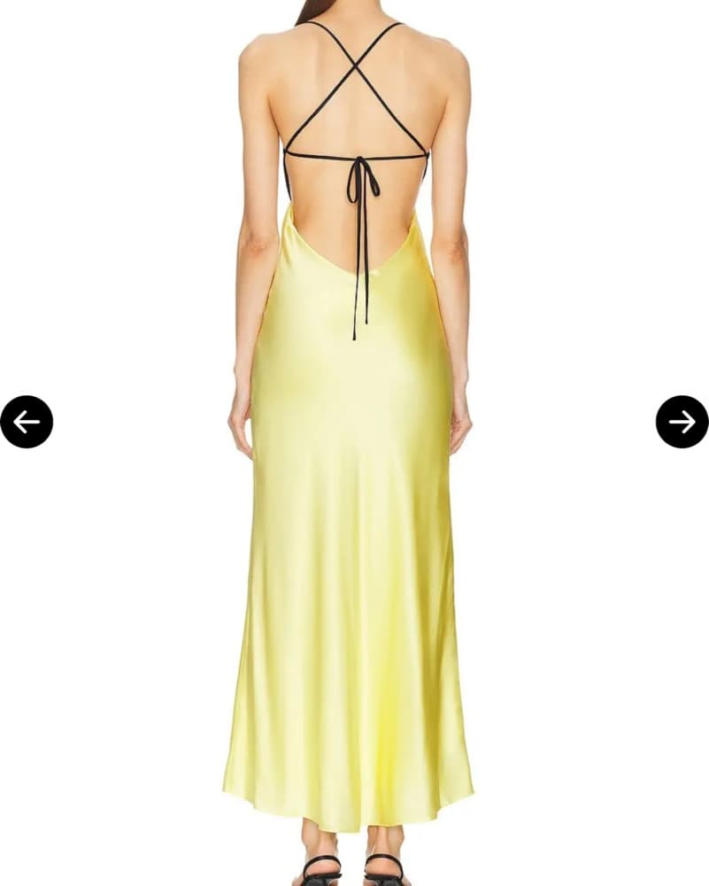 The Sei lace contrast bias dress  - Image 3