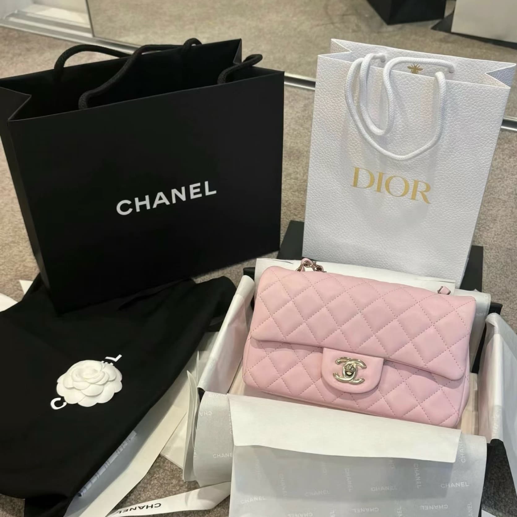 Chanel pink flap - Image 2
