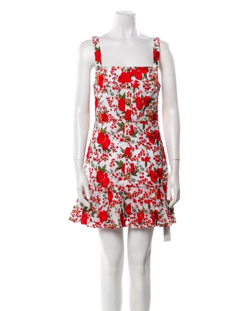Vibrant Floral Printed Dress - Image 1