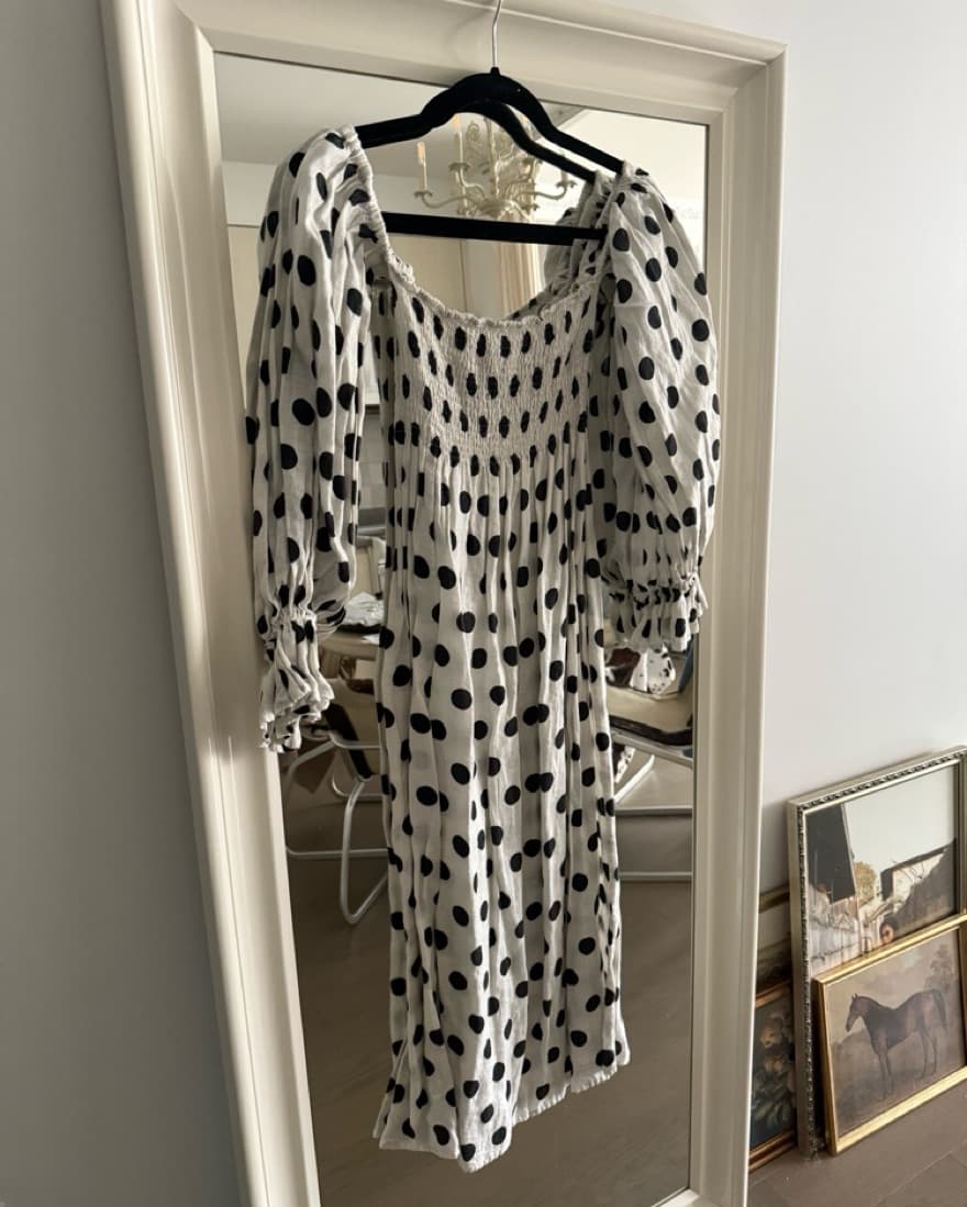 Sleeper Atlanta Linen Midi Dress - Image 2