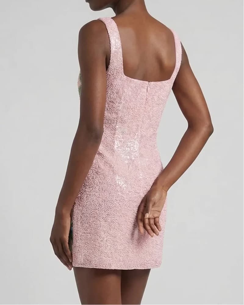 Oceanus Paradise Safari Beaded Dress - Image 3