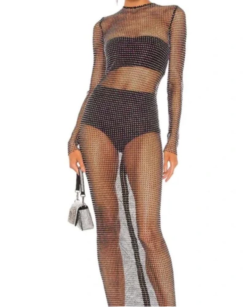 Bronx & Banco Rhinestone Gown - Image 1
