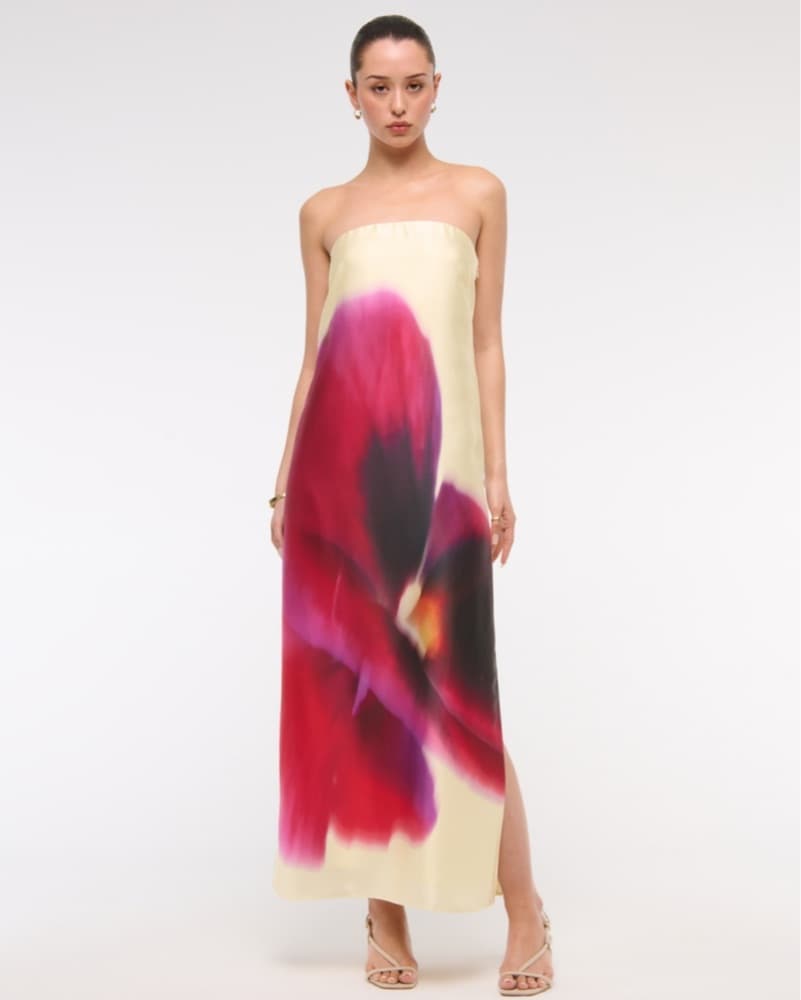Abercrombie Strapless Maxi Dress - Image 1
