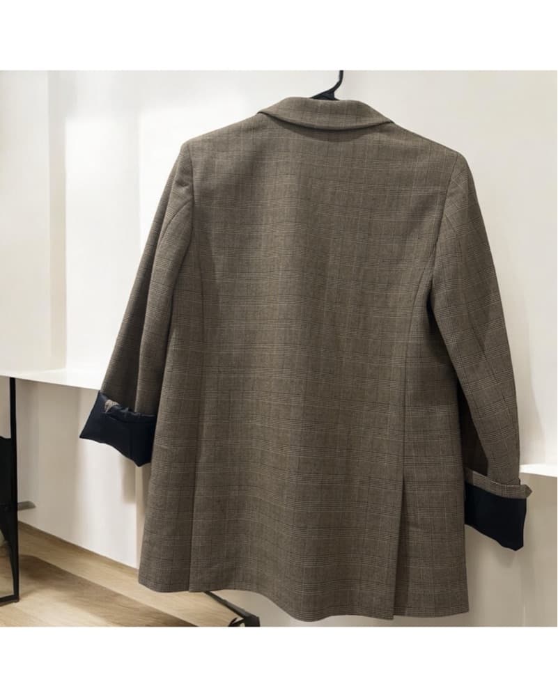 Aritzia Wilfred Plaid Blazer, 0  - Image 6