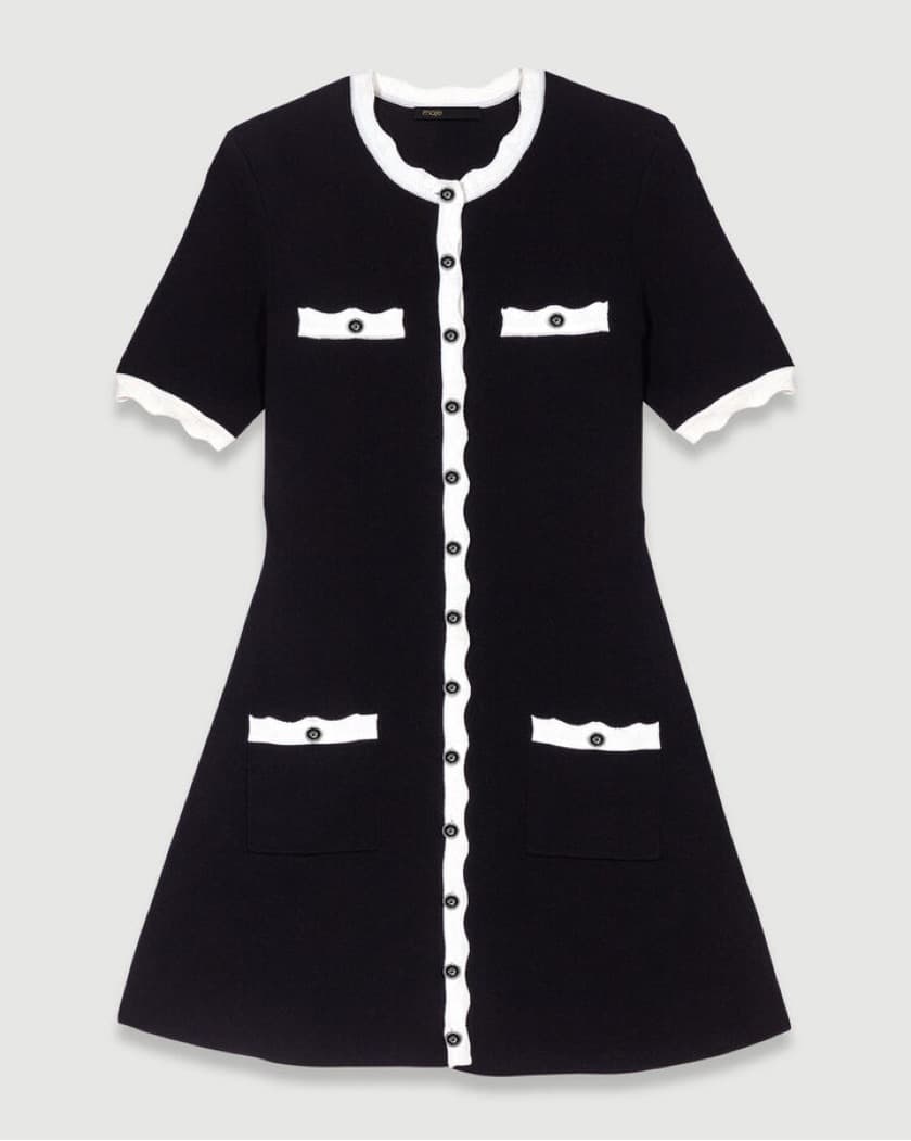 Maje Short knit dress - Image 2