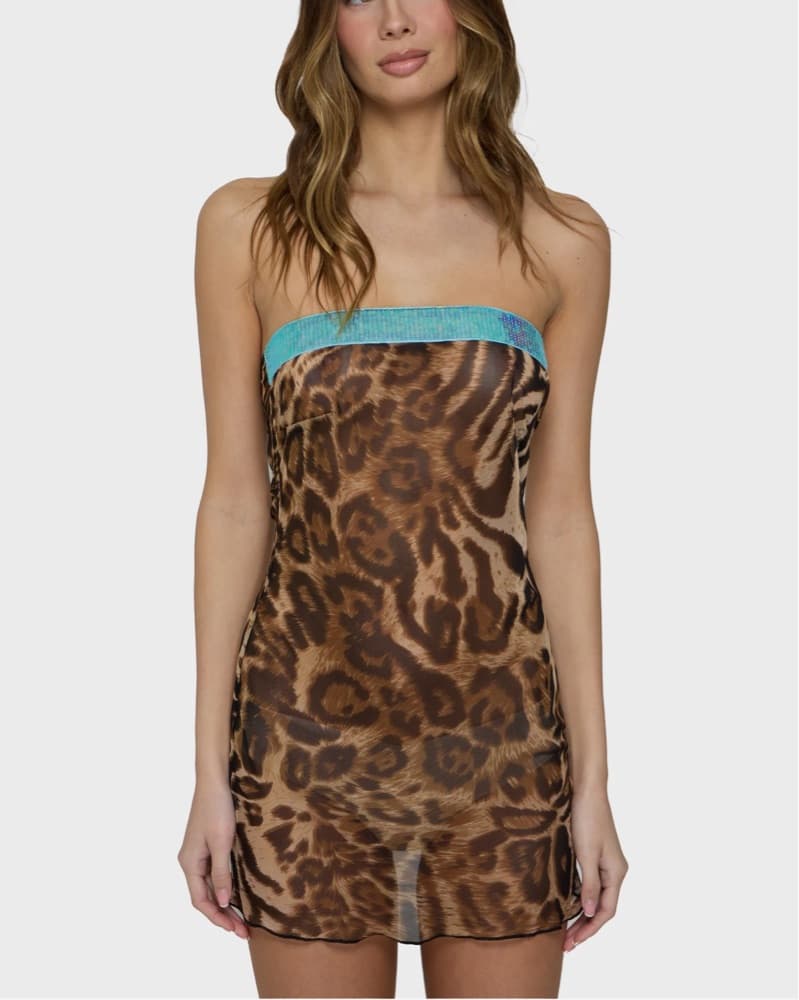 Bella Venice Chyler Dress - Leopard  - Image 2