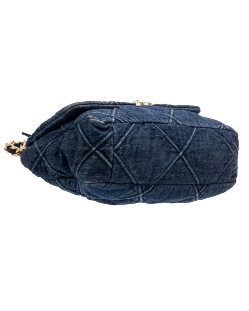 Chanel Large Denim 19 Flap Bag  - Image 5