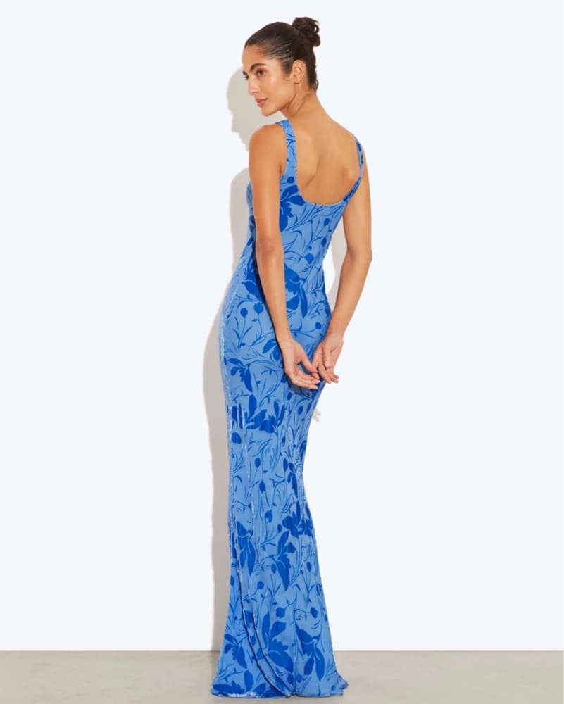 Rat & Boa Blue Floral Maxi Dress - Image 2