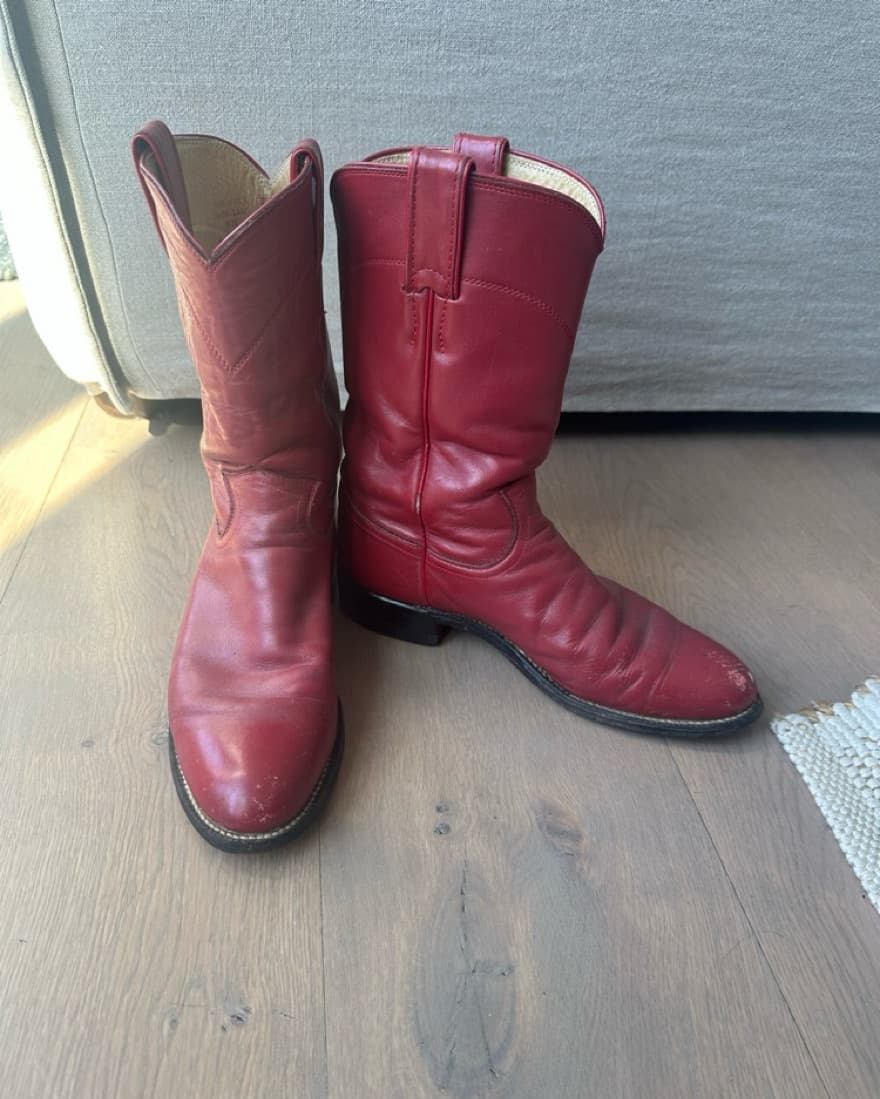 Vintage Justin Cowboy Boots - Image 1