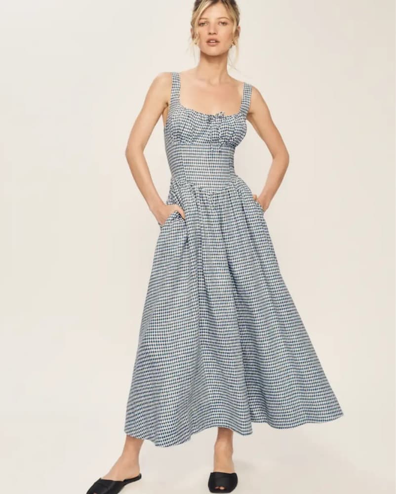 Reformation Balia linen Dress - Image 2