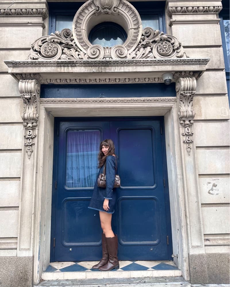 Aligne lucas mini denim dress  - Image 3