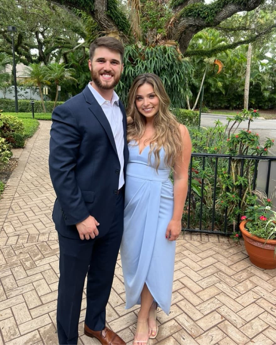Elegant Dusty Blue Midi Dress - Image 2