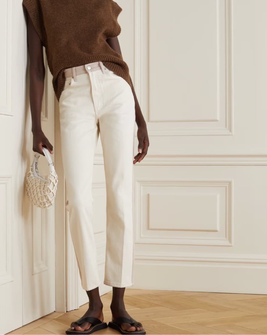 REFORMATION Cynthia Cropped Jean - Image 1