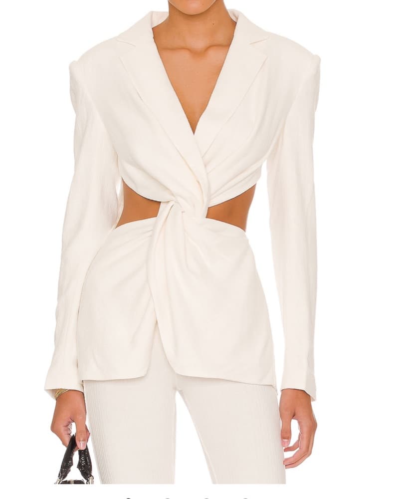 Emmy Blazer- in Ivory - Image 1