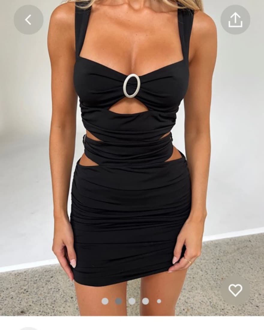 Tiger Mist Tara Black Dress - Image 5