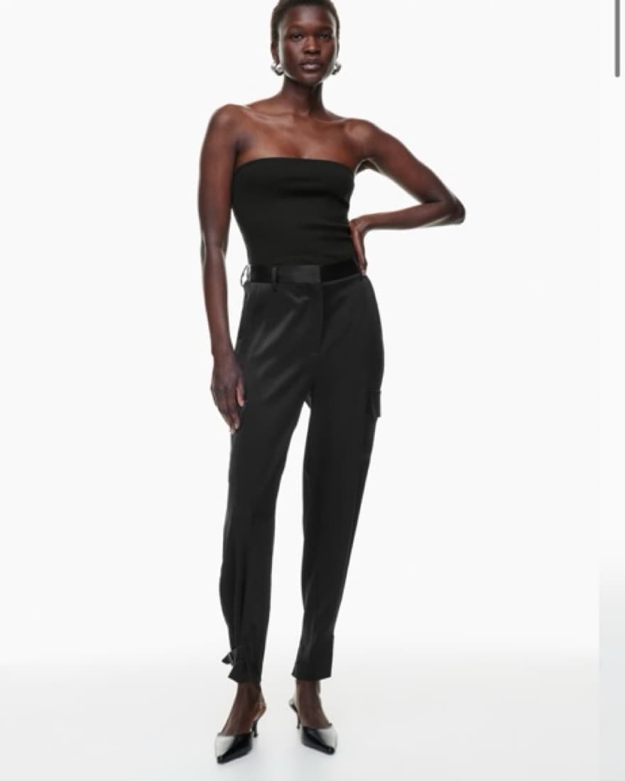 Aritzia Satin Cargo Pants - Image 2