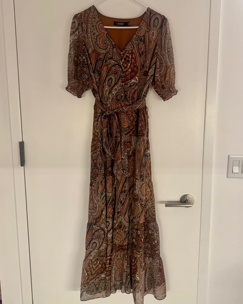 Paisley Georgette Dress - Image 2