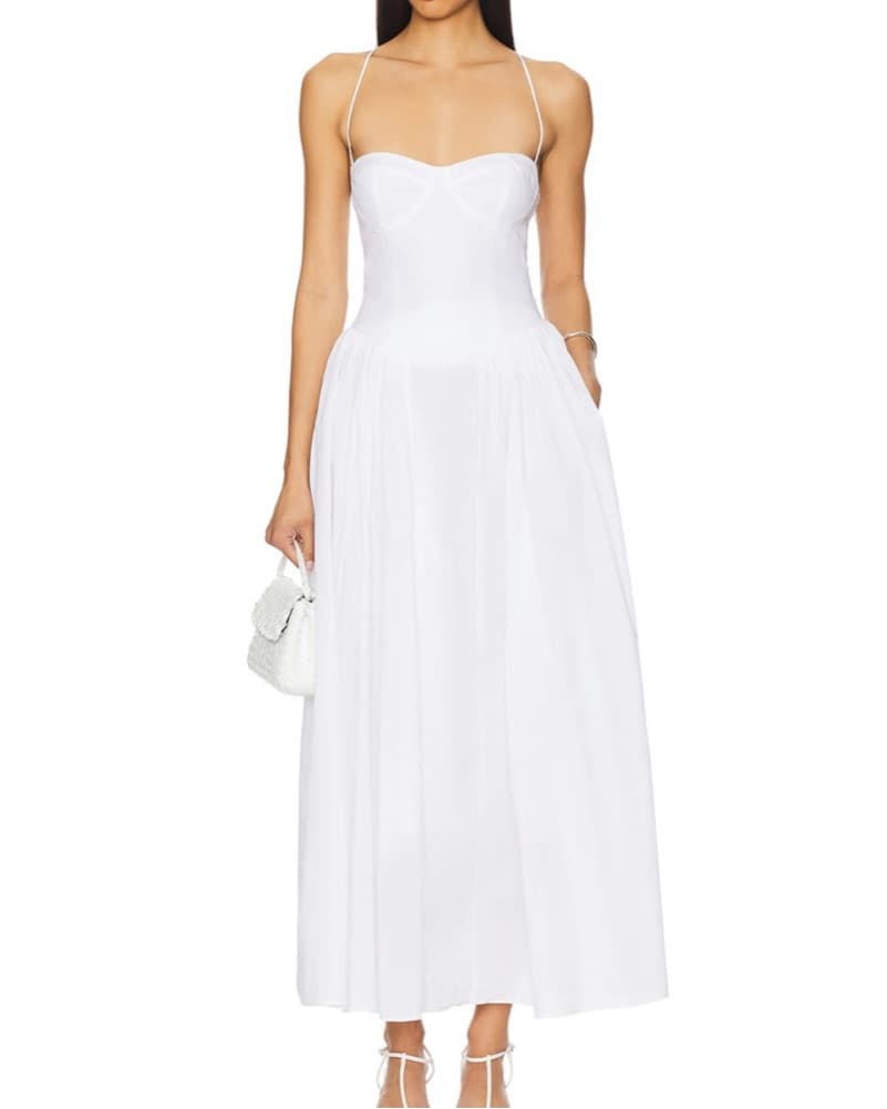 White Maxi Dress - Image 1