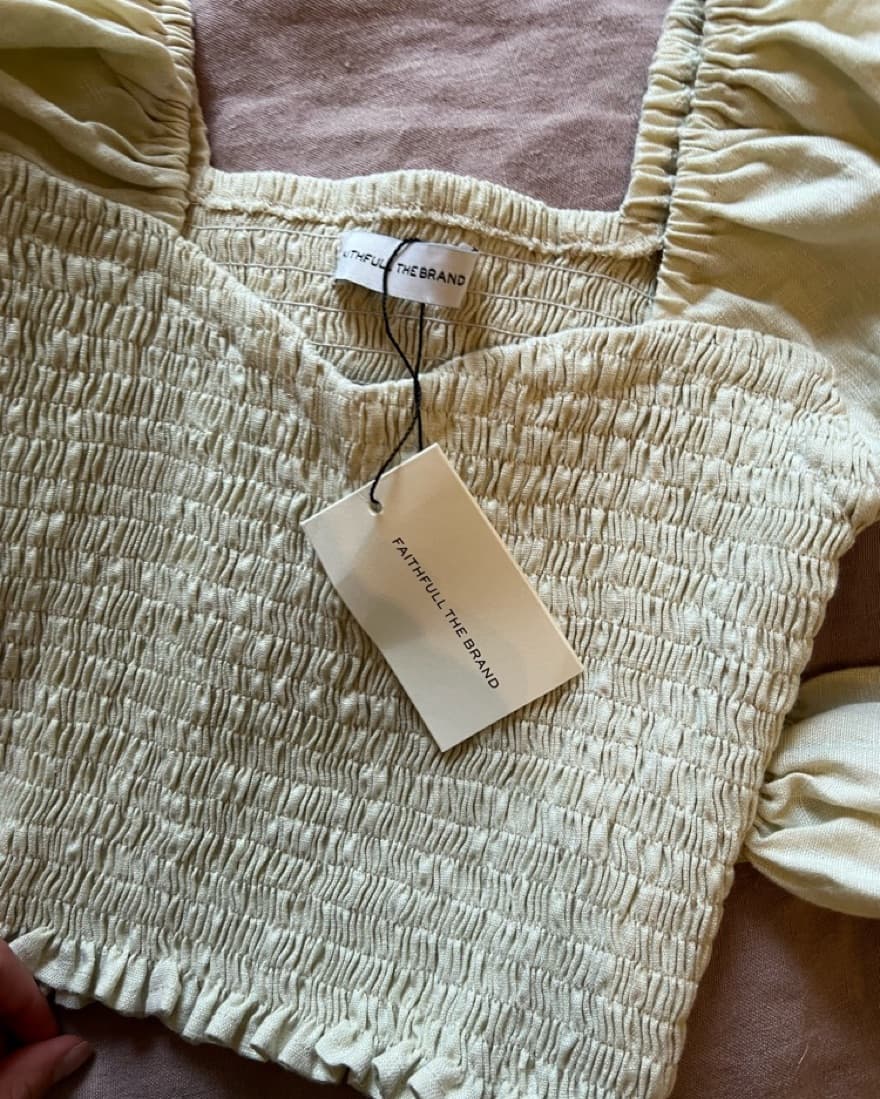 Faithfull The Brand Linen Top - Image 3