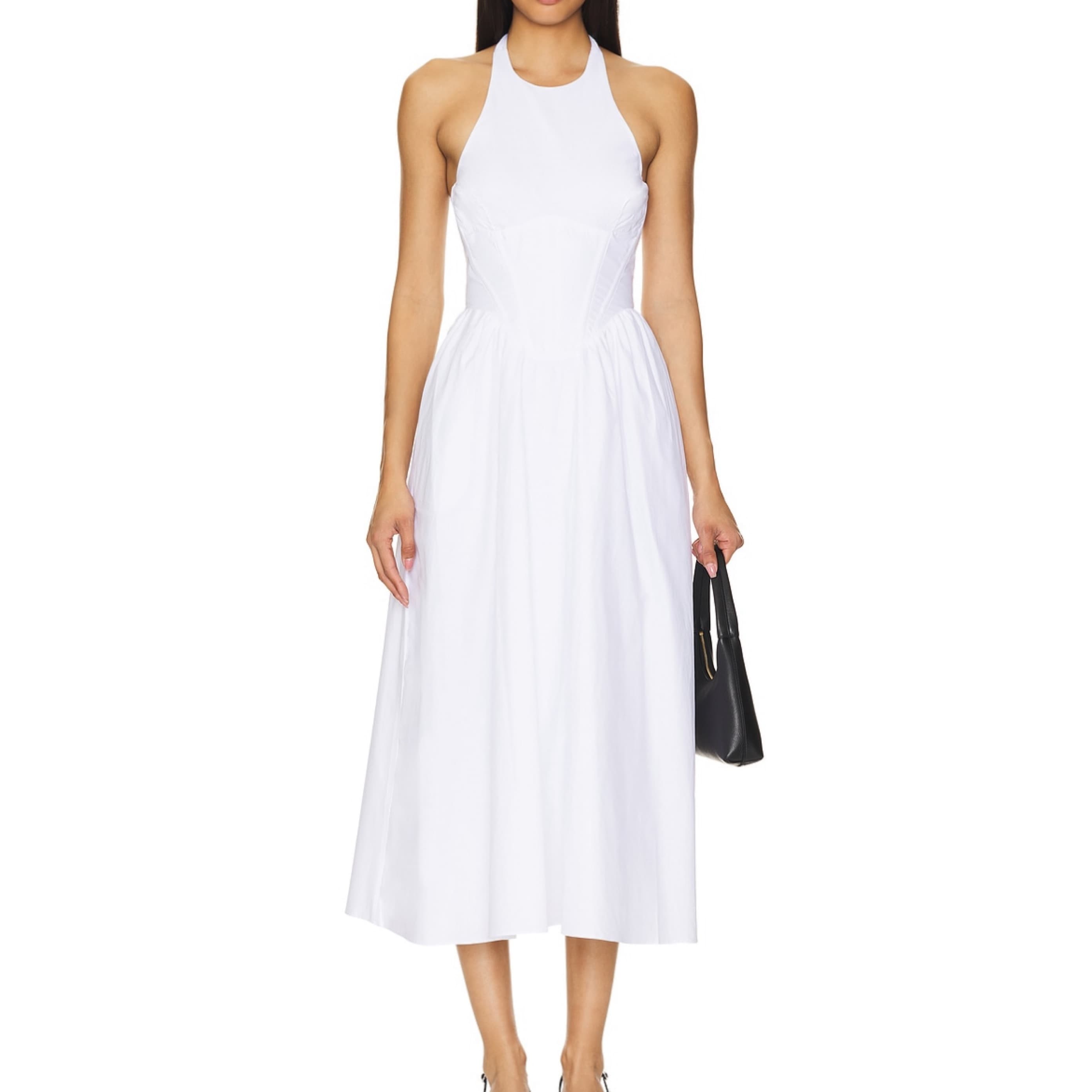 Revolve White Midi Dress - Image 1