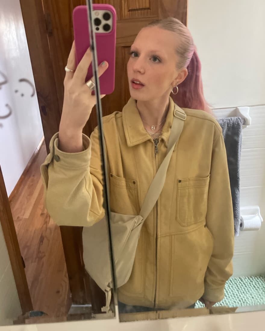 Vintage Leather Jacket - Image 1