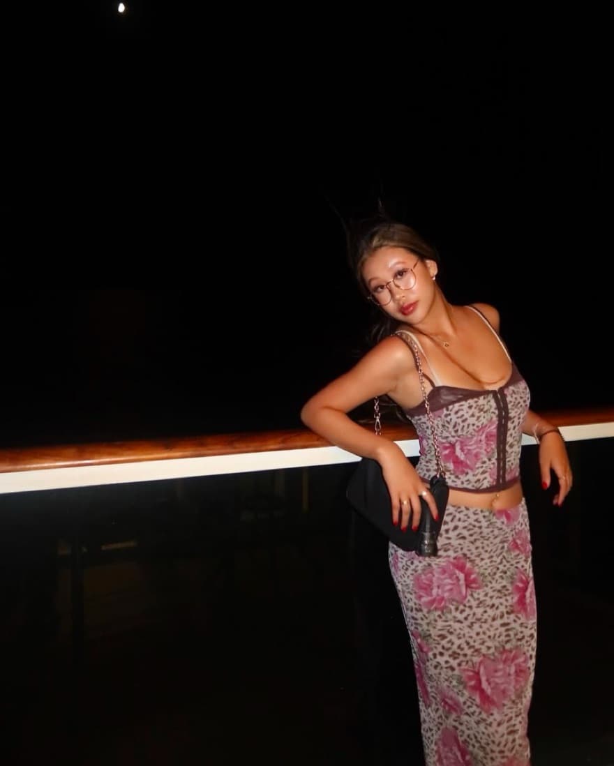 Colton Two Piece Leopard Maxi Skirt Set - Image 1
