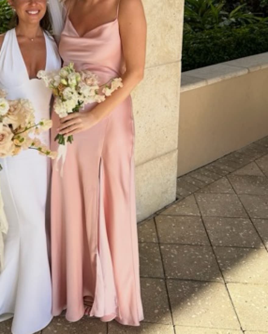 Simkhai Finley Slip Gown Rose Quartz - Image 6