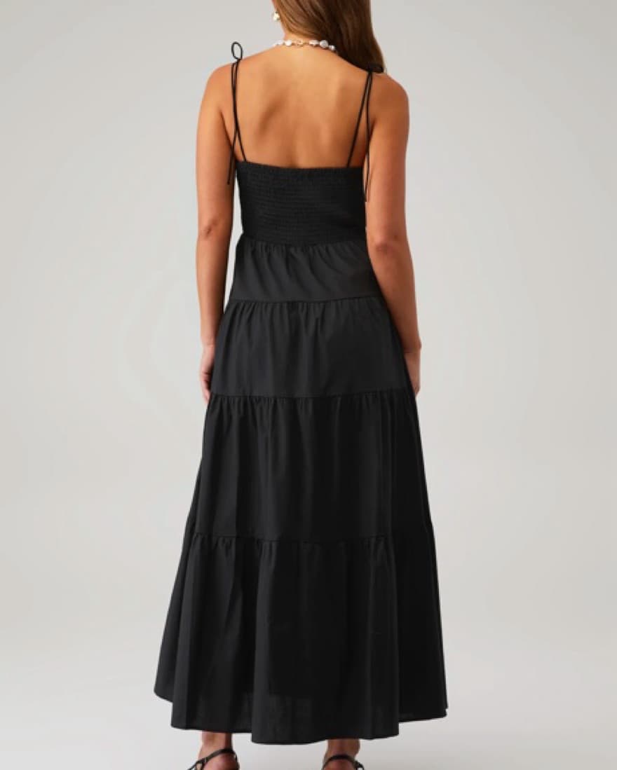 Smocked Cupped Tiered Maxi Dress  - Image 2
