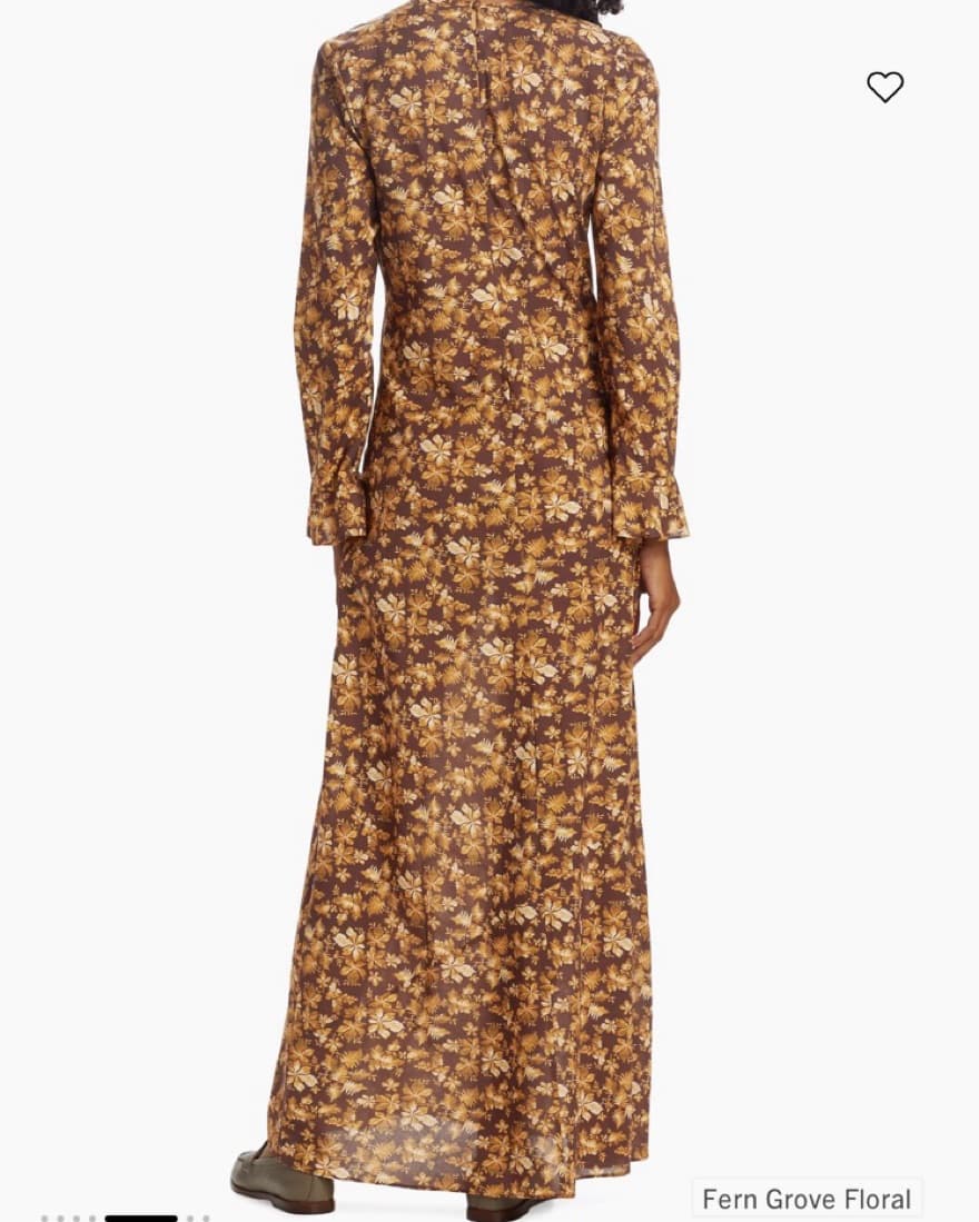 Amande Floral Cotton Voile Maxi Dress - Image 3