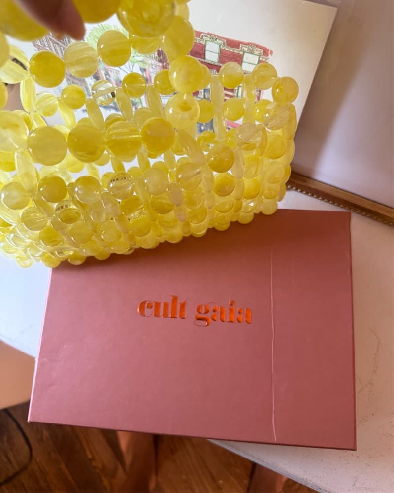 Cult Gaia Cora Beaded Top Handle Bag 🍋✨ - Image 2
