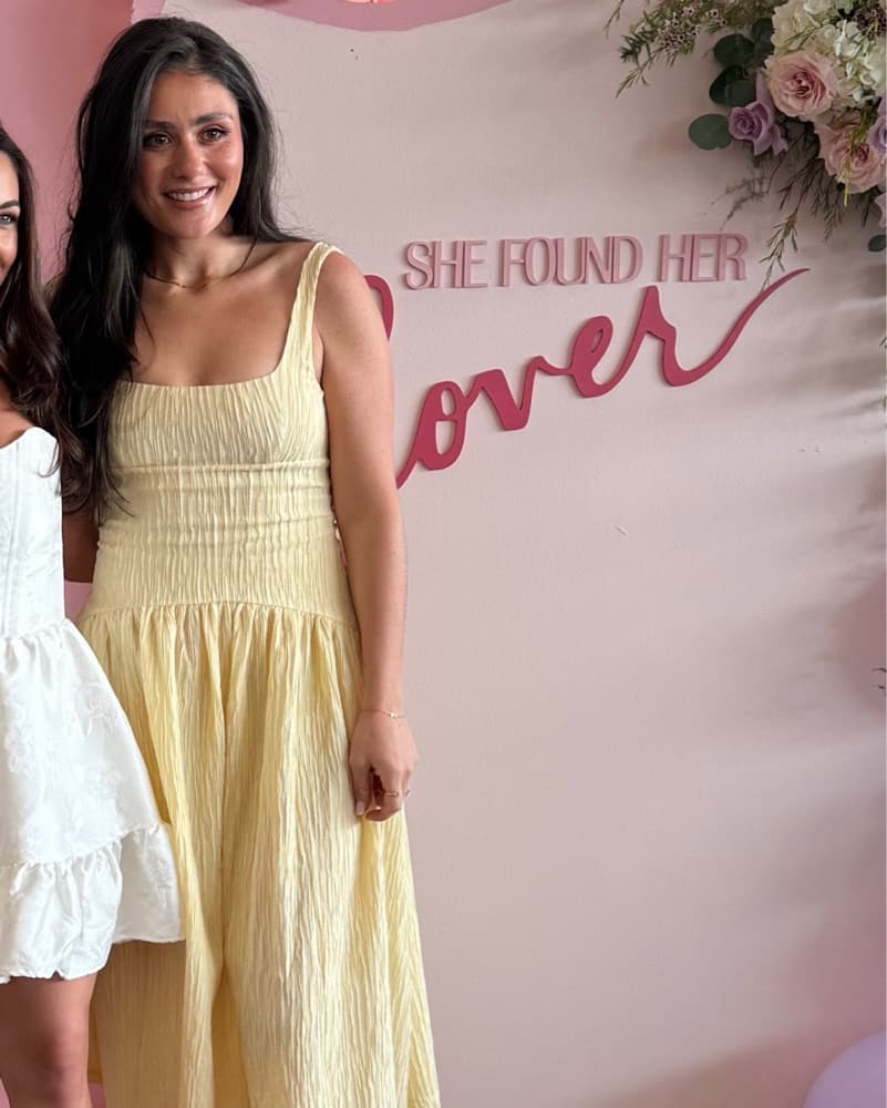 Yellow Fit And Flare Dress - Image 3