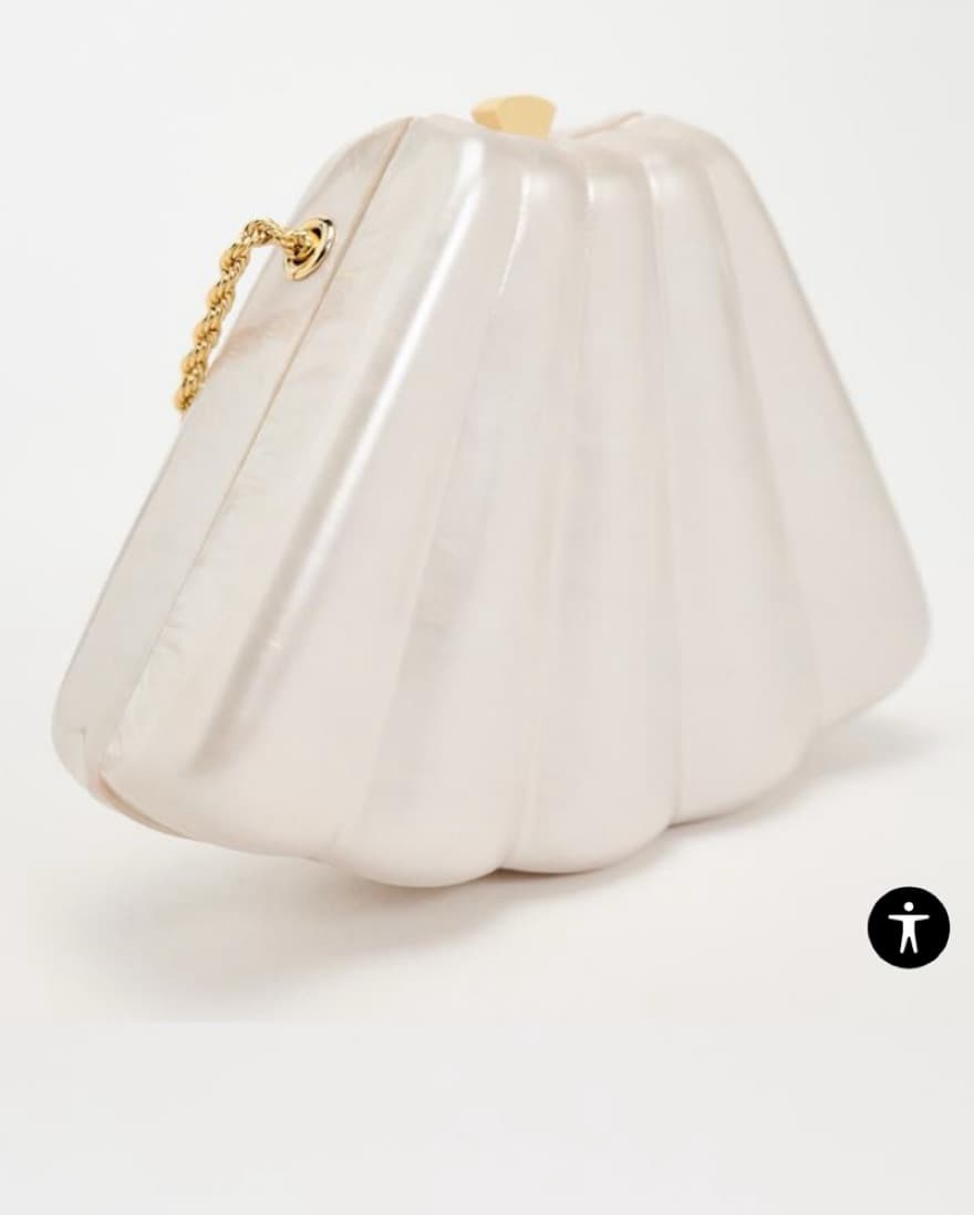Zara Shell Box Clutch - Image 2