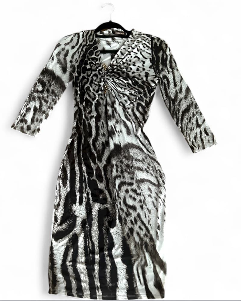 AUTHENTIC CAVALLI ANIMAL PRINT DRESS - Image 2