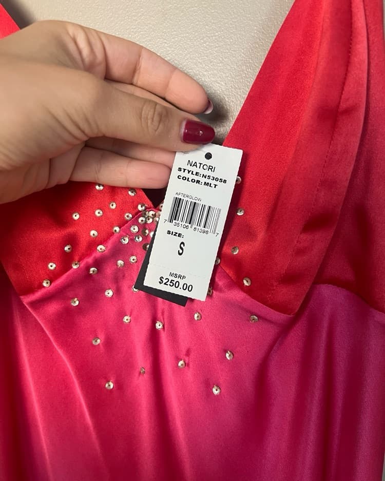 Bright 100% Silk Dress  - Image 3