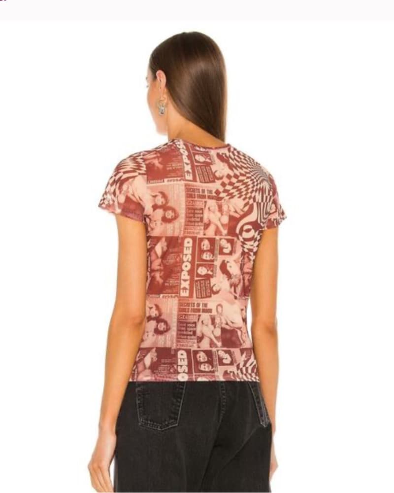 MIAOU Retro Printed Mini Tee - Image 2