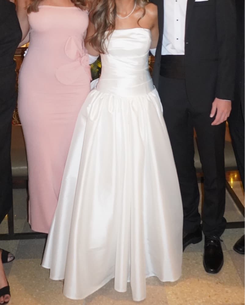 Cotillion Strapless Drop-Waist Gown - Image 4