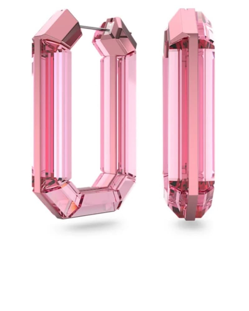 Pink Swarovski Earrings  - Image 1